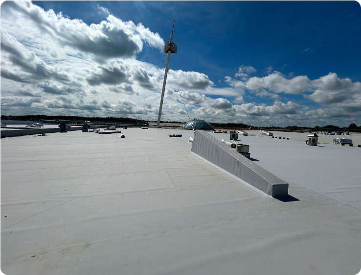 Hier finden Sie Beispiele für Flachdächer unserer Kunden vor und nach der Inspektion von IB-RIEF.