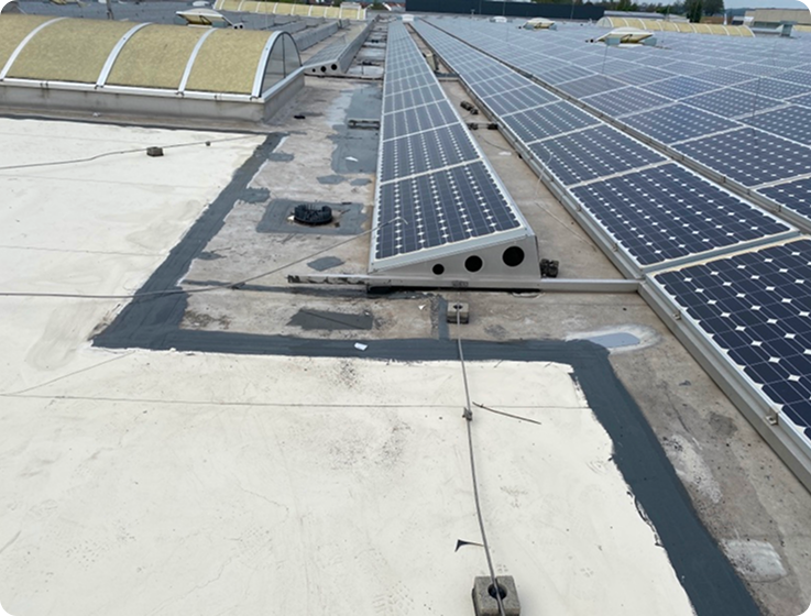 Hier finden Sie Beispiele für Flachdächer unserer Kunden vor und nach der Inspektion von IB-RIEF.